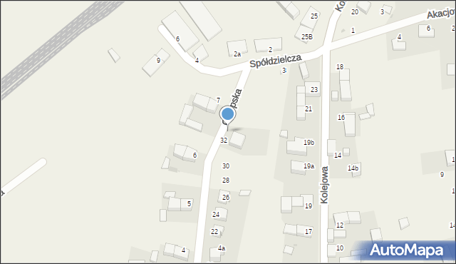 Mietków, Chłopska, 34, mapa Mietków