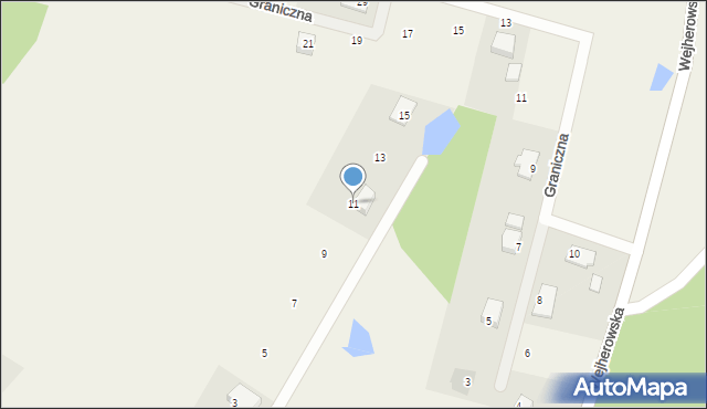 Milwino, Chabrowa, 11, mapa Milwino