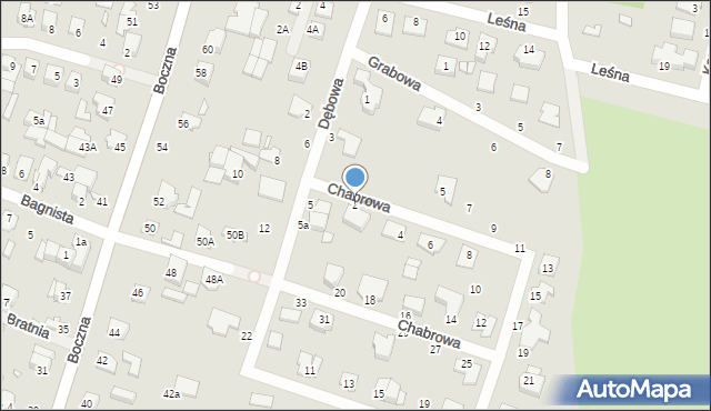 Mińsk Mazowiecki, Chabrowa, 2, mapa Mińsk Mazowiecki