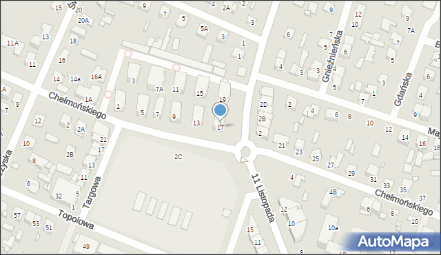 Mińsk Mazowiecki, Chełmońskiego Józefa, 17, mapa Mińsk Mazowiecki