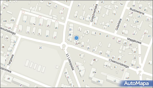 Mińsk Mazowiecki, Chełmońskiego Józefa, 21, mapa Mińsk Mazowiecki