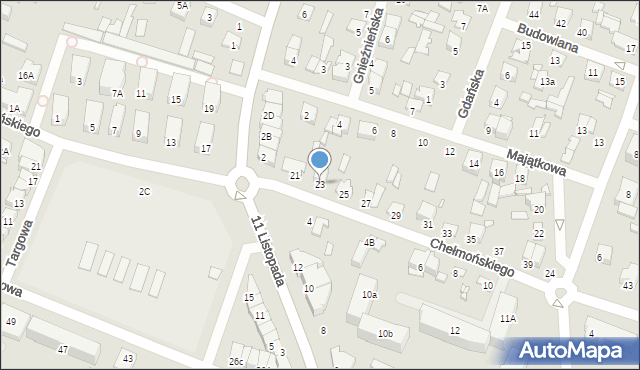 Mińsk Mazowiecki, Chełmońskiego Józefa, 23, mapa Mińsk Mazowiecki