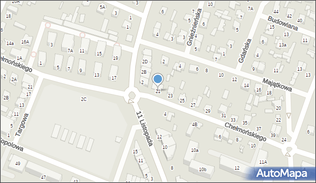 Mińsk Mazowiecki, Chełmońskiego Józefa, 21, mapa Mińsk Mazowiecki