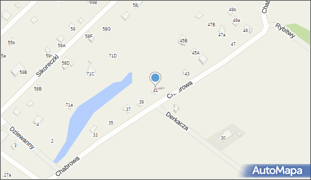 Młynarze, Chabrowa, 41, mapa Młynarze