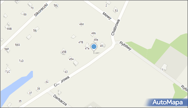 Młynarze, Chabrowa, 47, mapa Młynarze