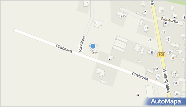 Mochy, Chabrowa, 6, mapa Mochy