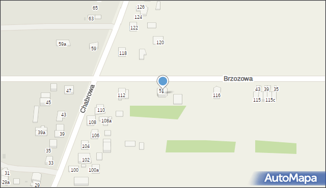 Mójcza, Chabrowa, 114, mapa Mójcza