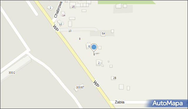 Mójcza, Chabrowa, 4, mapa Mójcza