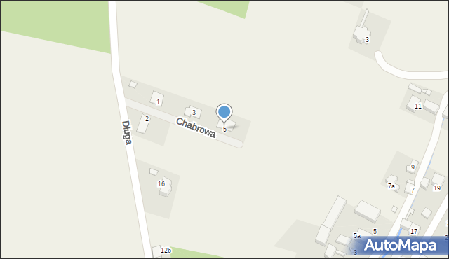 Mojęcice, Chabrowa, 5, mapa Mojęcice