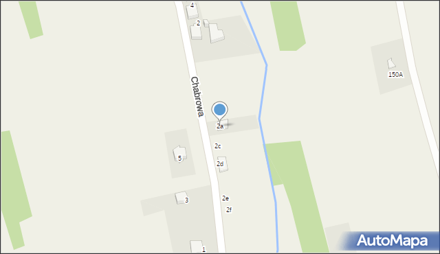 Mszana, Chabrowa, 2a, mapa Mszana