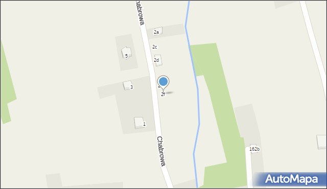 Mszana, Chabrowa, 2f, mapa Mszana