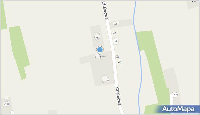 Mszana, Chabrowa, 3, mapa Mszana