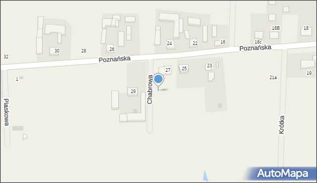 Murzynowo Leśne, Chabrowa, 3, mapa Murzynowo Leśne