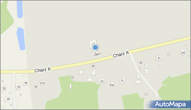 Nałęczów, Charz A, 138, mapa Nałęczów