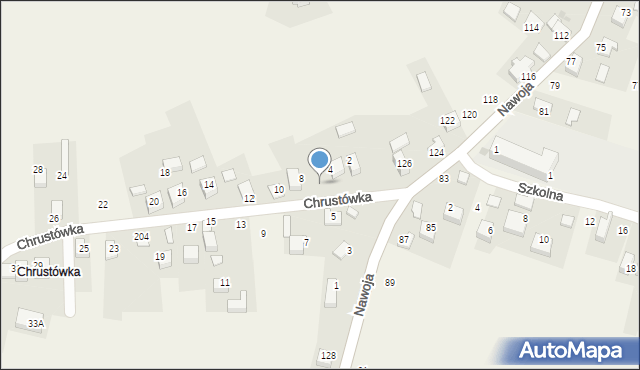 Nawojowa Góra, Chrustówka, 6, mapa Nawojowa Góra