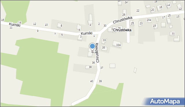 Nawojowa Góra, Chrustówka, 633, mapa Nawojowa Góra