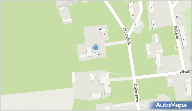 Nowa Sarzyna, Chemików, 7, mapa Nowa Sarzyna