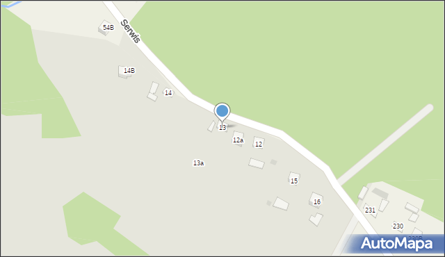 Nowa Słupia, Chełmowa, 13, mapa Nowa Słupia