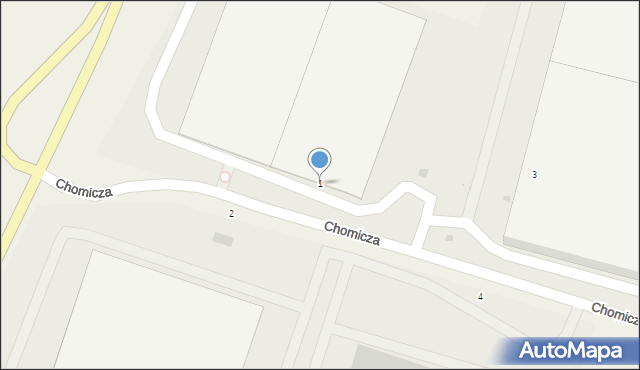 Nowa Wieś Wrocławska, Chomicza Ryszarda, 1, mapa Nowa Wieś Wrocławska