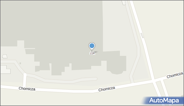 Nowa Wieś Wrocławska, Chomicza Ryszarda, 11A, mapa Nowa Wieś Wrocławska