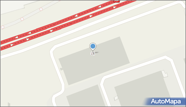 Nowa Wieś Wrocławska, Chomicza Ryszarda, 13j, mapa Nowa Wieś Wrocławska