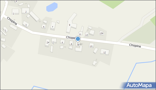 Nowe Worowo, Chopina Fryderyka, 8, mapa Nowe Worowo