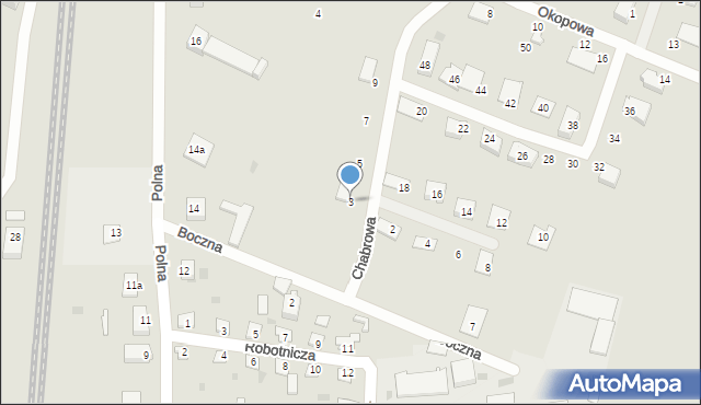 Nowy Dwór Gdański, Chabrowa, 3, mapa Nowy Dwór Gdański