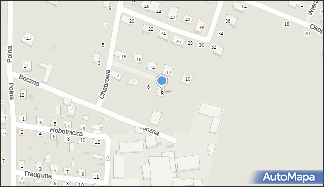 Nowy Dwór Gdański, Chabrowa, 8, mapa Nowy Dwór Gdański