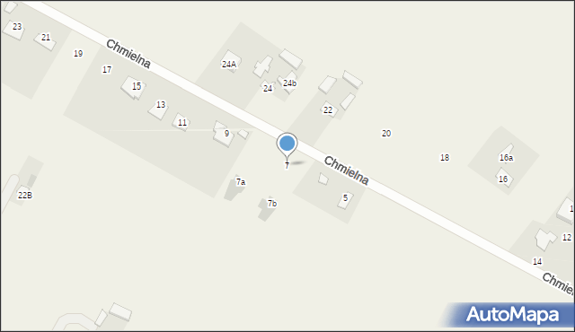 Nowy Krępiec, Chmielna, 7, mapa Nowy Krępiec