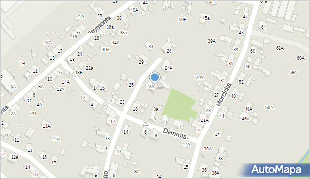 Nysa, Chłopickiego Józefa, gen., 22B, mapa Nysy