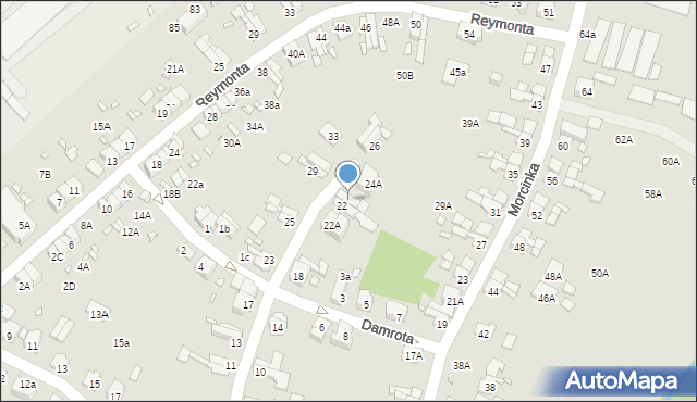 Nysa, Chłopickiego Józefa, gen., 24, mapa Nysy