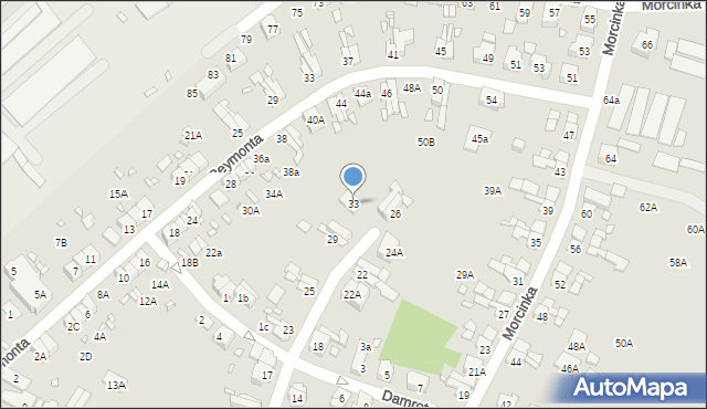 Nysa, Chłopickiego Józefa, gen., 33, mapa Nysy