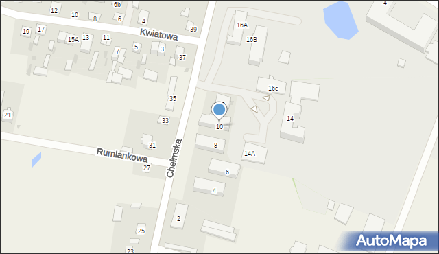 Okszów-Kolonia, Chełmska, 10, mapa Okszów-Kolonia