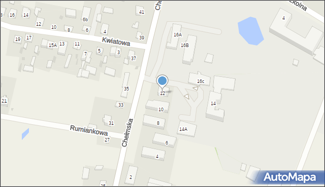 Okszów-Kolonia, Chełmska, 12, mapa Okszów-Kolonia