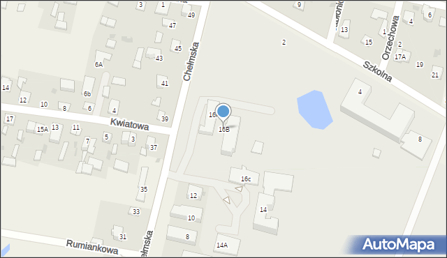 Okszów-Kolonia, Chełmska, 16B, mapa Okszów-Kolonia