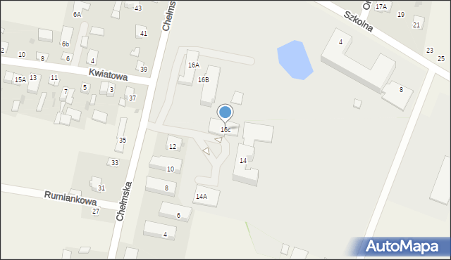 Okszów-Kolonia, Chełmska, 16c, mapa Okszów-Kolonia