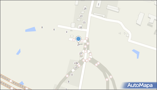 Okszów-Kolonia, Chełmska, 17, mapa Okszów-Kolonia