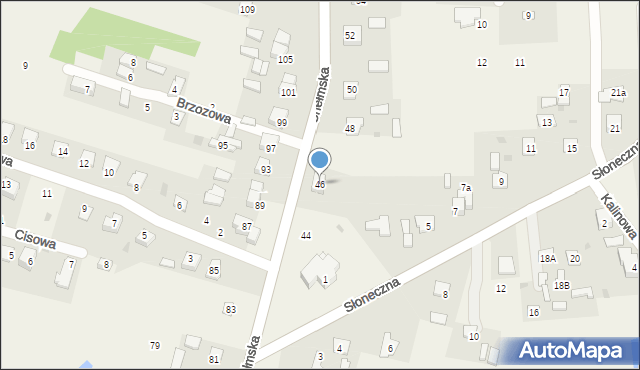 Okszów-Kolonia, Chełmska, 46, mapa Okszów-Kolonia