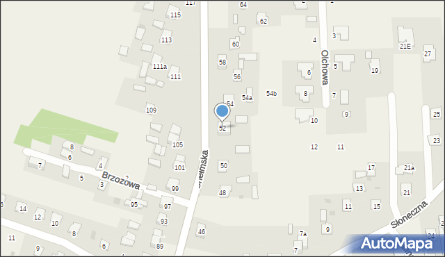 Okszów-Kolonia, Chełmska, 52, mapa Okszów-Kolonia