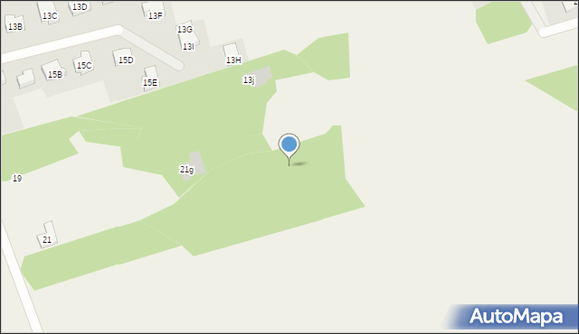 Olmonty, Chabrowa, 21k, mapa Olmonty