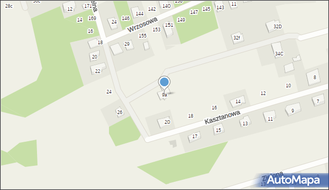 Olmonty, Chmielna, 9a, mapa Olmonty