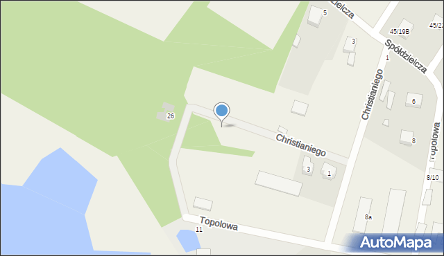 Orońsko, Christianiego Franciszka Ksawerego, gen., 11, mapa Orońsko