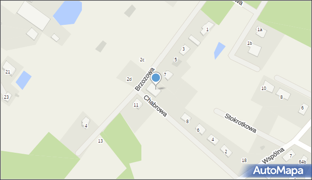 Osiek nad Wisłą, Chabrowa, 12, mapa Osiek nad Wisłą