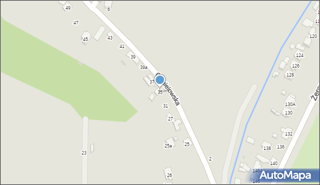 Ostrowiec Świętokrzyski, Chmielowska, 35, mapa Ostrowiec Świętokrzyski