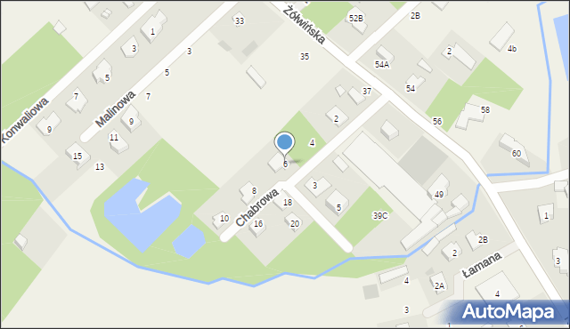 Owczarnia, Chabrowa, 6, mapa Owczarnia