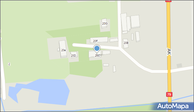 Piaseczno, Chyliczkowska, 20C, mapa Piaseczno