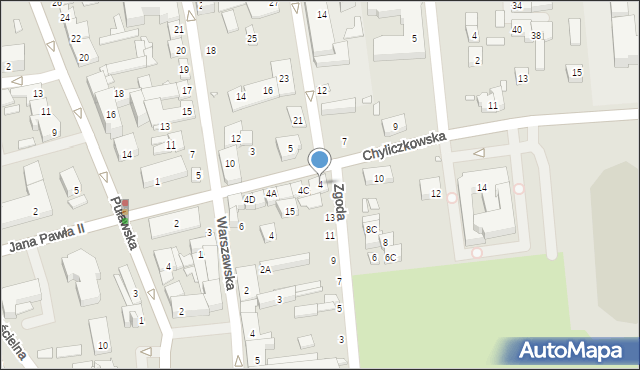 Piaseczno, Chyliczkowska, 4, mapa Piaseczno