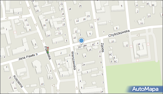 Piaseczno, Chyliczkowska, 4E, mapa Piaseczno
