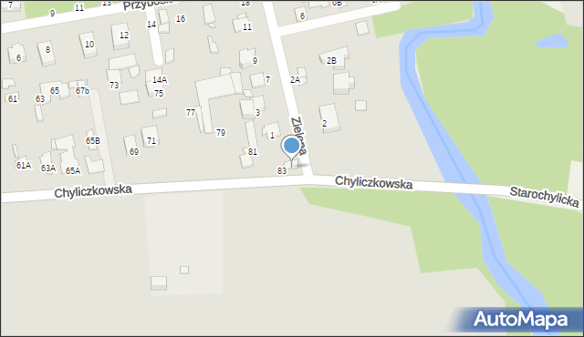 Piaseczno, Chyliczkowska, 89, mapa Piaseczno