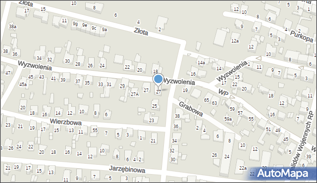 Piekary Śląskie, Chopina Fryderyka, 27, mapa Piekary Śląskie